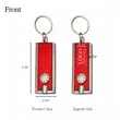 Custom Rectangle LED Light Keychains | https://www.bestnamebadges.com