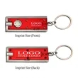 Custom Rectangle LED Light Keychains | https://www.bestnamebadges.com