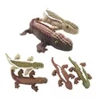 Interactive Plush Crocodile Squeaky Dog Toy | https://www.bestnamebadges.com