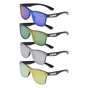 Union Printed, Unique Mirrored Malibu Sunglasses