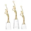 Star Goddess - Gold/Clear | https://www.bestnamebadges.com