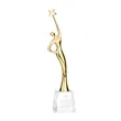 Star Goddess - Gold/Clear | https://www.bestnamebadges.com