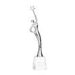 Star Goddess - Silver/Clear | https://www.bestnamebadges.com