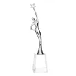 Star Goddess - Silver/Clear | https://www.bestnamebadges.com