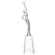 Star Goddess - Silver/Clear | https://www.bestnamebadges.com