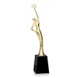 Star Goddess - Gold/Black | https://www.bestnamebadges.com