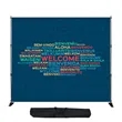 8' X 10' Event Backdrop Banner Stand (Ocean) | https://www.bestnamebadges.com