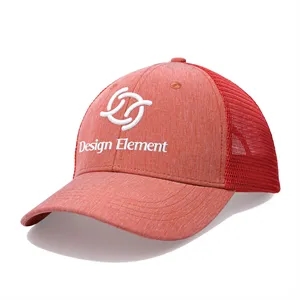 High-Profile Mesh Trucker Cap 6-Panel