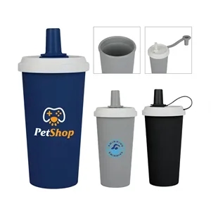 Frankie 16 oz. Double Wall Recycled Polypropylene Straw T...