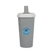 Frankie 16 oz. Double Wall Recycled Polypropylene Straw T... | https://www.bestnamebadges.com