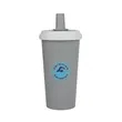 Frankie 16 oz. Double Wall Recycled Polypropylene Straw T... | https://www.bestnamebadges.com