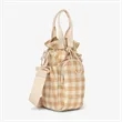 Plaid Drawstring Water Bottle Crossbody Bag | https://www.bestnamebadges.com
