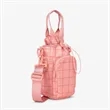 Plaid Drawstring Water Bottle Crossbody Bag | https://www.bestnamebadges.com