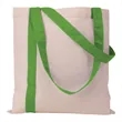 Striped Economy Tote | https://www.bestnamebadges.com