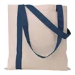 Striped Economy Tote | https://www.bestnamebadges.com