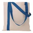 Striped Economy Tote | https://www.bestnamebadges.com