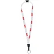 1/2" Breakaway Lanyard with Key Ring | https://www.bestnamebadges.com