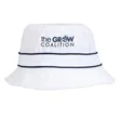 Cotton Bucket Hat with Trim | https://www.bestnamebadges.com