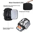 Expandable Flight Approved Carry On Travel Backpack | https://www.bestnamebadges.com