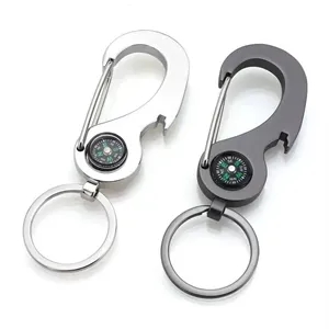4-In-1 Jumbo Size Carabiner/Bottle Opener/KeyChain/Compass