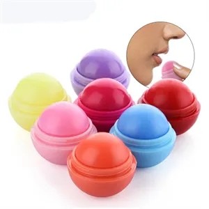 Round Vanilla Scent Lip Balm