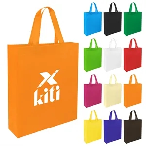 Durable 80GSM Non Woven Shopping Tote Bag 15"x12"x4"