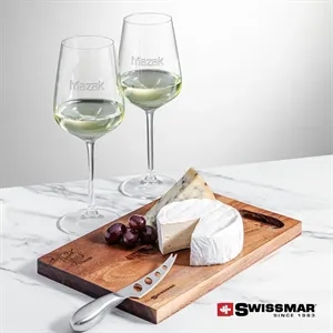 Swissmar® Acacia Board &  2 Elderwood Wine
