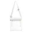 Clear PVC Crossbody Stadium Bag 9" X 10" | https://www.bestnamebadges.com