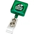 Square Retractable Badge Reel | https://www.bestnamebadges.com