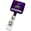 Square Retractable Badge Reel | https://www.bestnamebadges.com