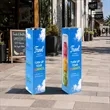 Custom Printed Corrugated Plastic Bollard Covers | https://www.bestnamebadges.com