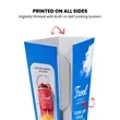 Custom Printed Corrugated Plastic Bollard Covers | https://www.bestnamebadges.com
