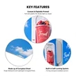 Custom Printed Corrugated Plastic Bollard Covers | https://www.bestnamebadges.com