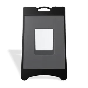 26.8" x 42.5" Plastic A Frame - Black