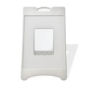 26.8" x 42.5" Plastic A Frame - White