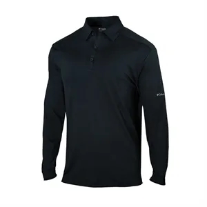 Columbia Men's Pin High Long Sleeve Polo