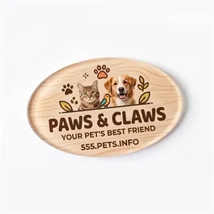 Oval Acrylic Magnet