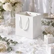 Matte Laminated Paper Gift Tote Bag W/Ribbon Handle | https://www.bestnamebadges.com