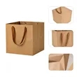 Matte Laminated Paper Gift Tote Bag W/Ribbon Handle | https://www.bestnamebadges.com