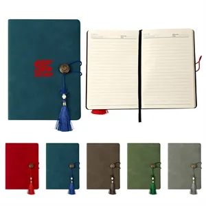 A5 PU Leather Business Notebook W/ Tassel