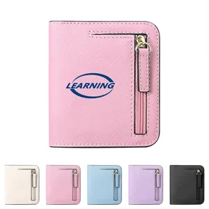 Small PU Leather Wallet Women W/ RFID Blocking