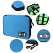 Portable Travel Electronic Cable Organizer Bag | https://www.bestnamebadges.com