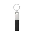 Laser Custom Leather Strap Keychain Metal Car Key Holder | https://www.bestnamebadges.com