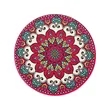 4" Full Color Round Ceramic Coaster W/ Cork Base | https://www.bestnamebadges.com