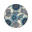 4" Full Color Round Ceramic Coaster W/ Cork Base | https://www.bestnamebadges.com