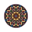 4" Full Color Round Ceramic Coaster W/ Cork Base | https://www.bestnamebadges.com