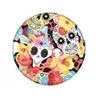 4" Full Color Round Ceramic Coaster W/ Cork Base | https://www.bestnamebadges.com