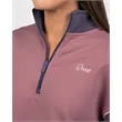 Good Good Women's Through The Grapevine Fleece Q-Zip | https://www.bestnamebadges.com