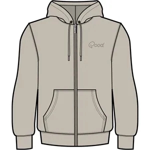 Good Good Men's Hazy Day Full Zip Fleece Hoodie-Prebook 10/1