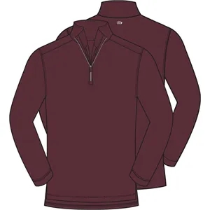 Good Good Men's Maroon Q-Zip (Prebook 10-01)
